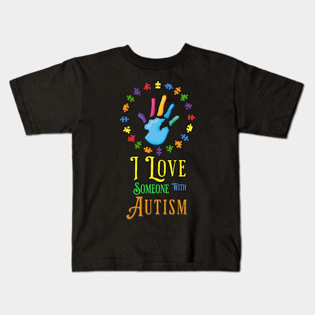 I love someone with Down Syndrome Kids T-Shirt by letnothingstopyou